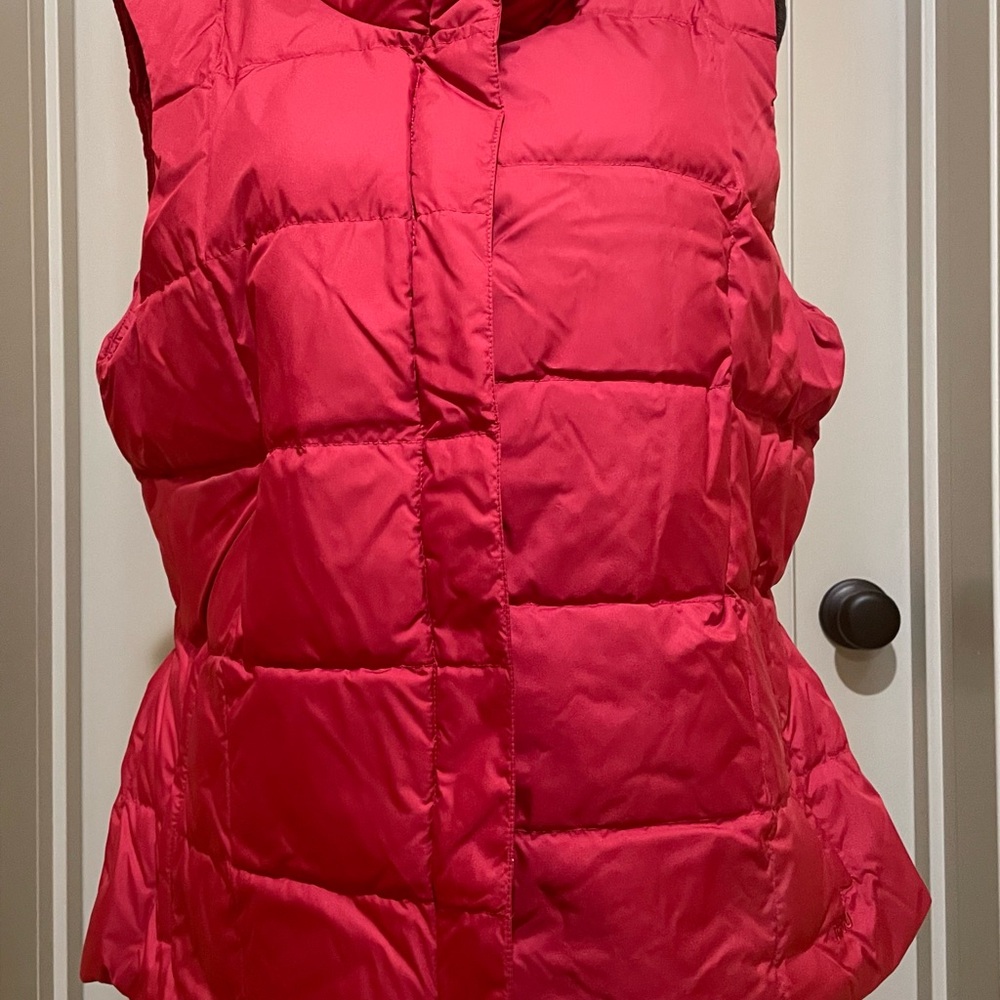 Vintage Eddie Bauer women’s Red Goose Down Vest